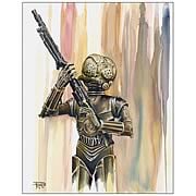 Star Wars 4-LOM Bounty Hunter Collection Fine Art Lithograph